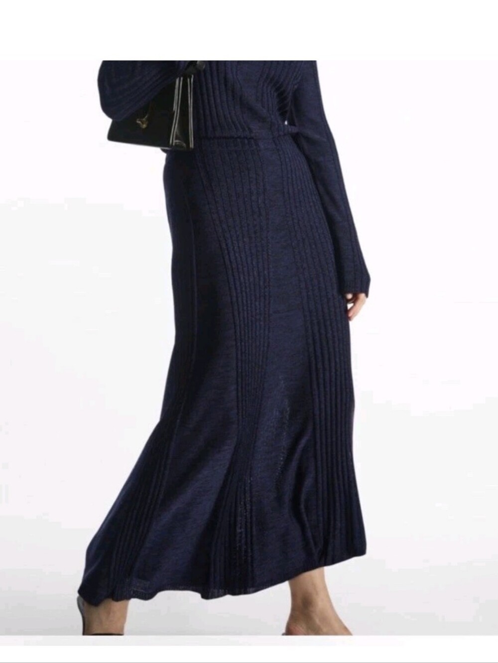 NWT$135 Cos Flared Panel Midi Skirt Size:L
